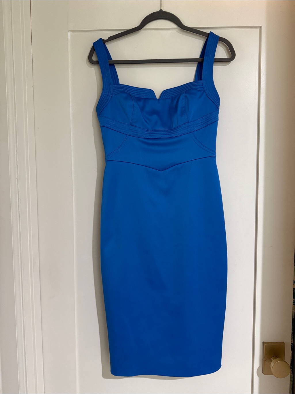 Karen Millen Cobalt Blue Midi Sheath Dress